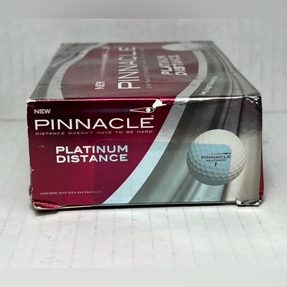 Pinnacle Platinum & Gold Distance 15 Golf Balls LOT Set NIB Sleeves - Picture 5 of 16
